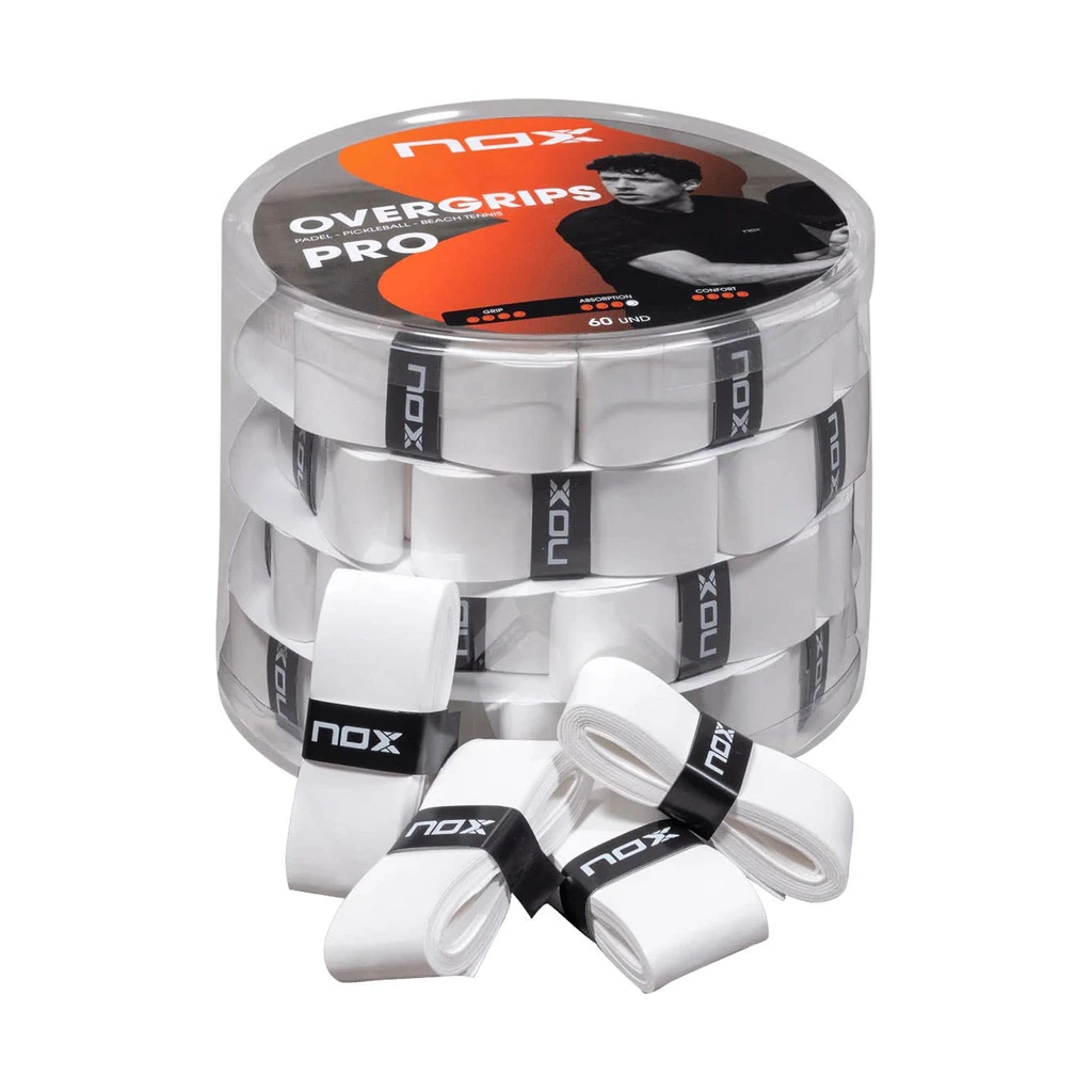 NOX Овергрипы NOX Pro — банка 120 шт., белые