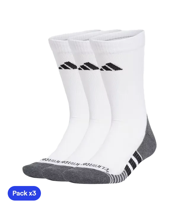 Adidas Calcetines Adidas Largos Crew Sock Blanco/Negro 2025