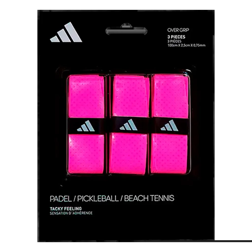 Adidas Perforated Pink Overgrips (Pack of 3)