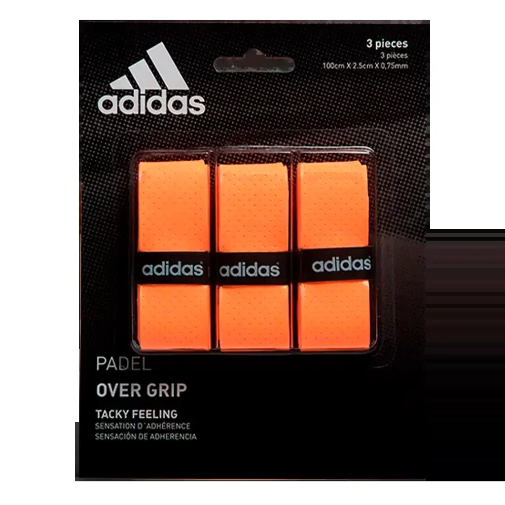Adidas Perforated Orange Overgrips (Pack of 3)