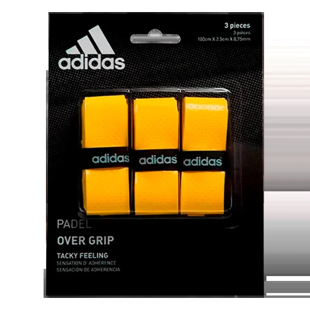 Adidas Perforated Yellow Overgrips (Pack of 3)