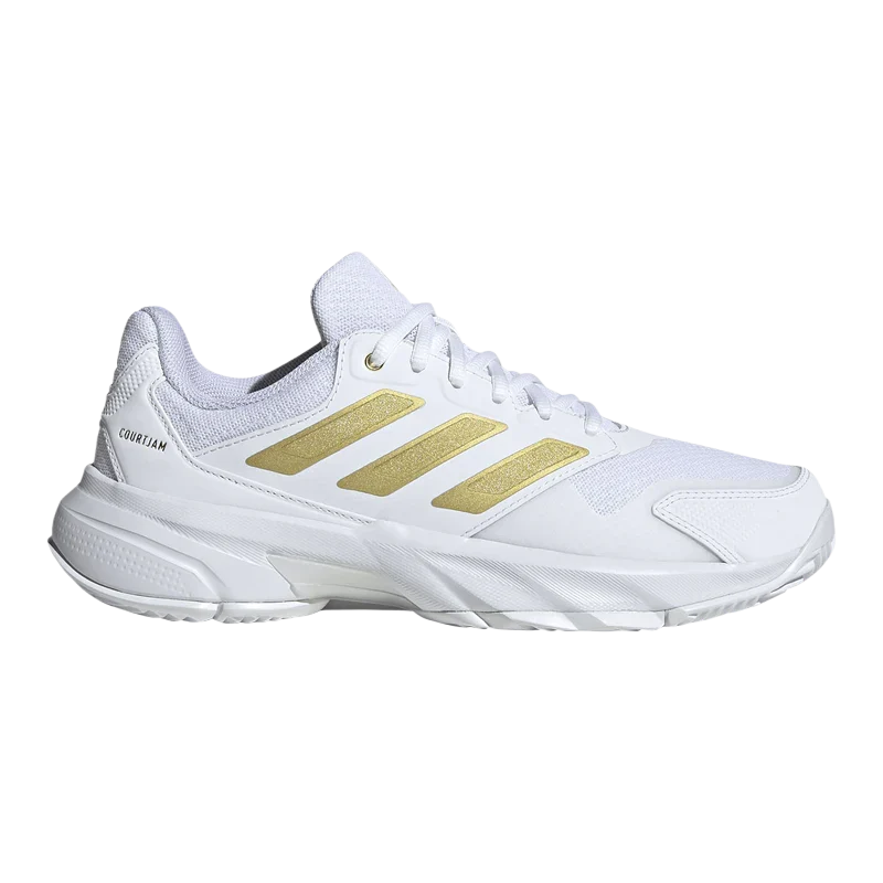 Adidas Zapatillas Adidas CourtJam Control 3 Mujer Blanco/Dorado 2026