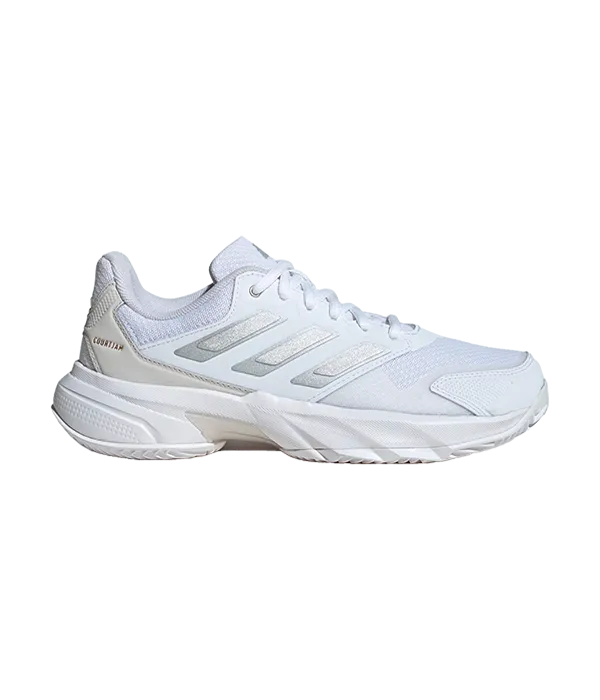 Adidas Zapatillas Adidas CourtJam Control 3 CL Mujer Blanco/Gris