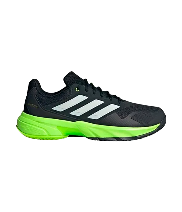 Adidas Zapatillas Adidas CourtJam Control 3 Clay Negro/Amarillo Limon 2025