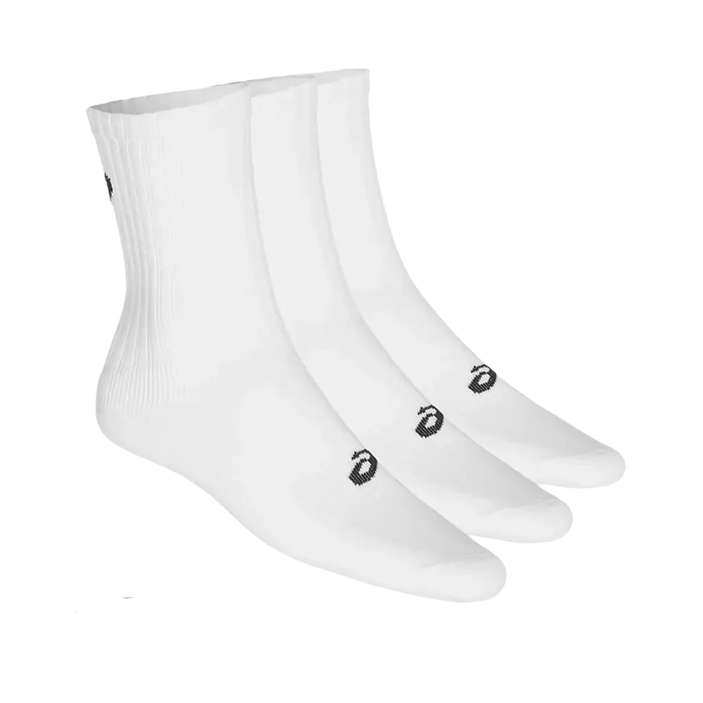 Asics Padel Calcetines Asics Crew Blanco (Pack x3) 2026