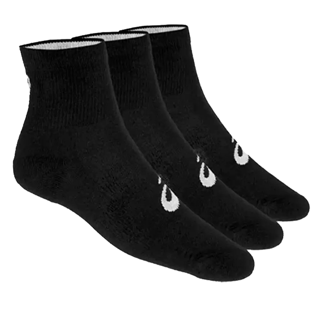 Asics Padel Calcetines Asics Quarter (Pack X3) Negro