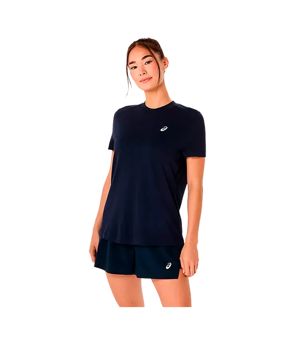 Asics Padel Camiseta Asics Court SS Midnight Mujer