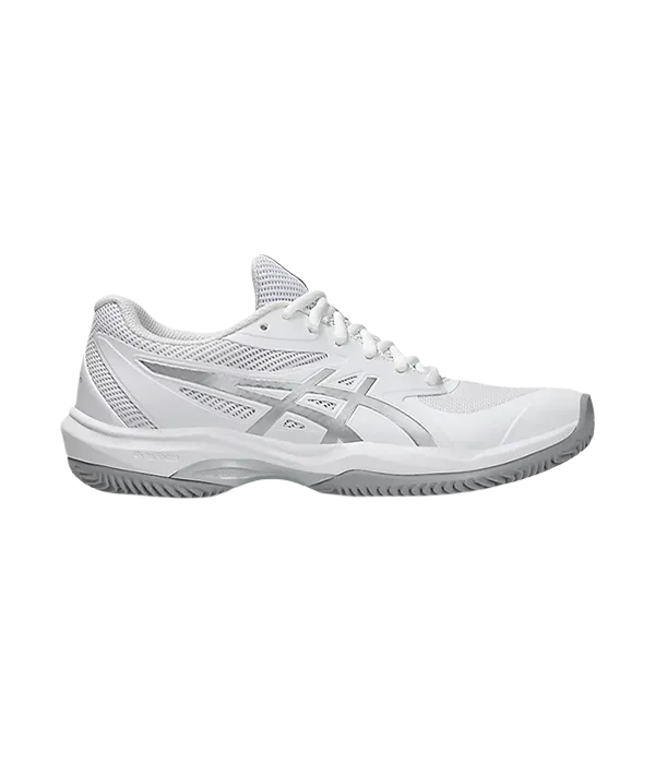 Asics Padel Zapatillas Asics Game FF Clay/Oc Mujer White/Pure Silver