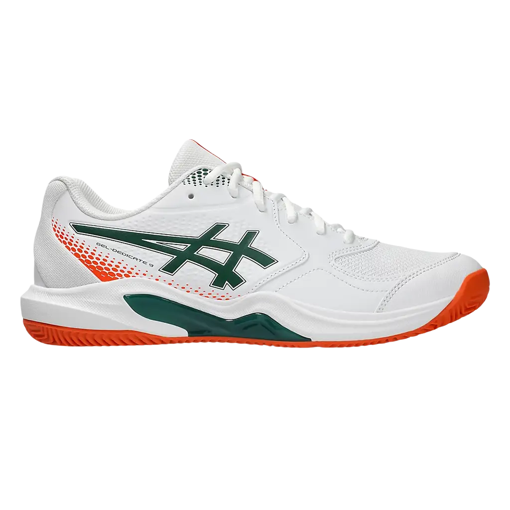 Asics Padel Zapatillas Asics Gel-Dedicate 9 White/Jewel Green 2026