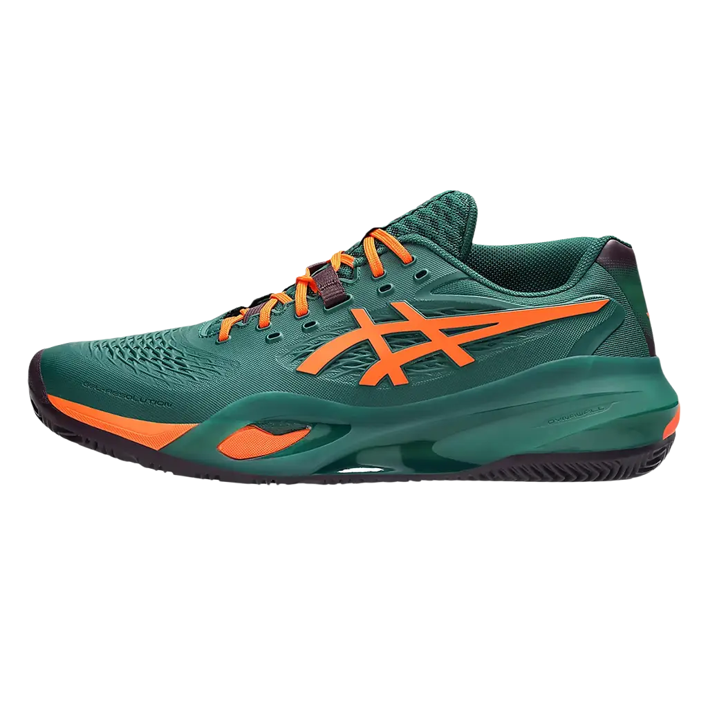 Asics Padel Zapatillas Asics Gel-Resolution X Padel Jewel Green/Energy Orange 2026