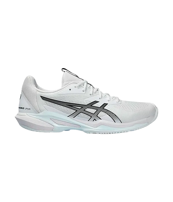 Asics Padel Zapatillas Asics Solution Speed FF 3 Clay White/Black
