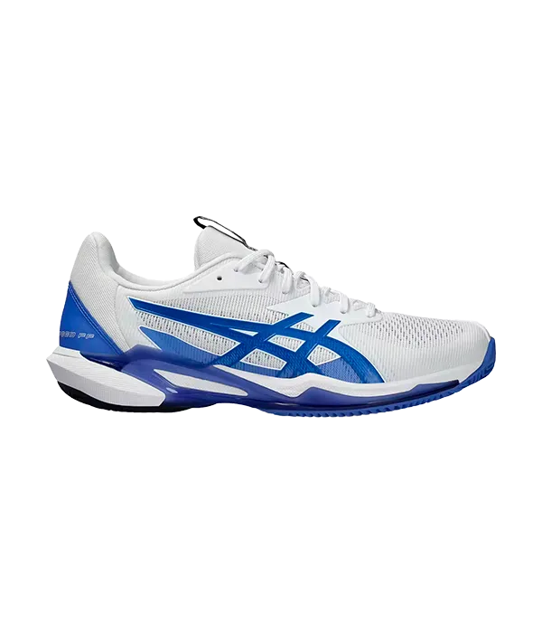 Asics Padel Zapatillas Asics Solution Speed FF 3 Clay White/Tuna Blue