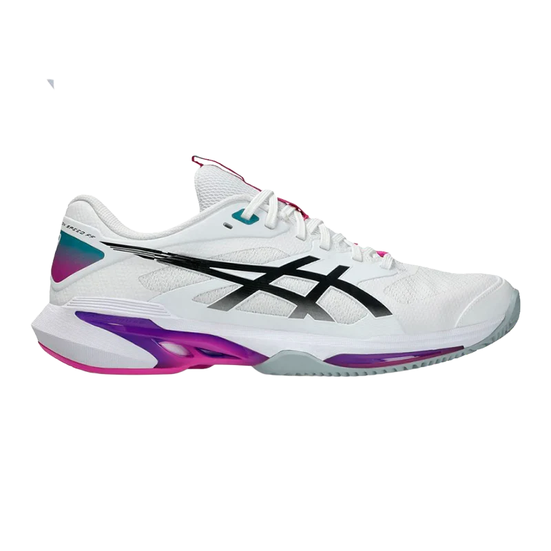 Asics Padel Zapatillas Asics Solution Speed FF 4 Clay White/Digital Sakura 2026