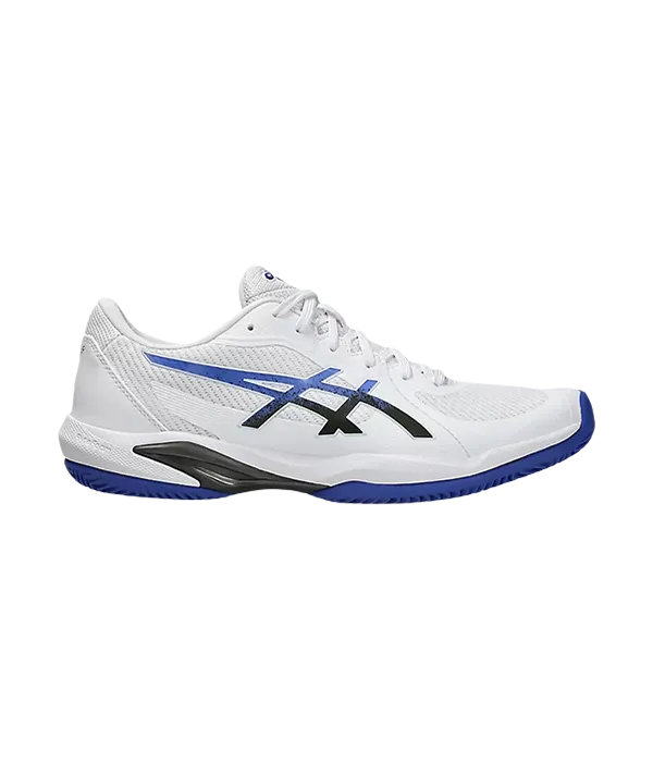 Asics Padel Zapatillas Asics Solution Swift FF 2 Clay White/Dark Cobalt