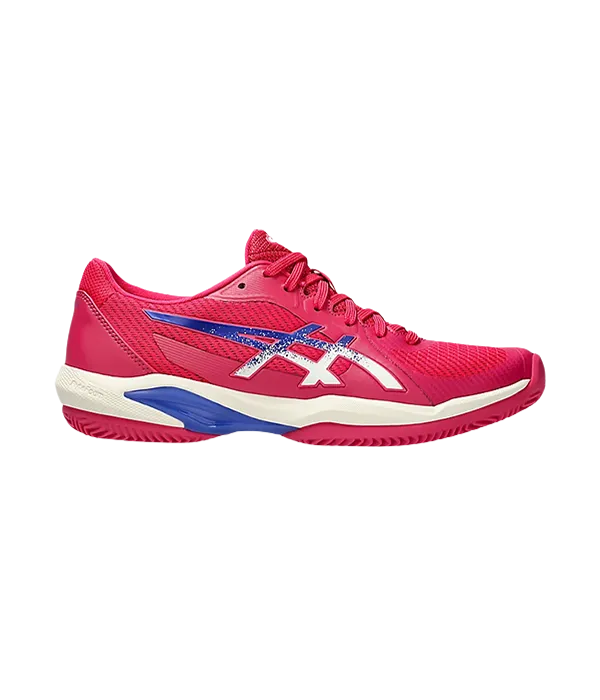 Asics Padel Zapatillas Asics Solution Swift FF 2 Clay Mujer Bright Rose/Dark Cobalt 2025