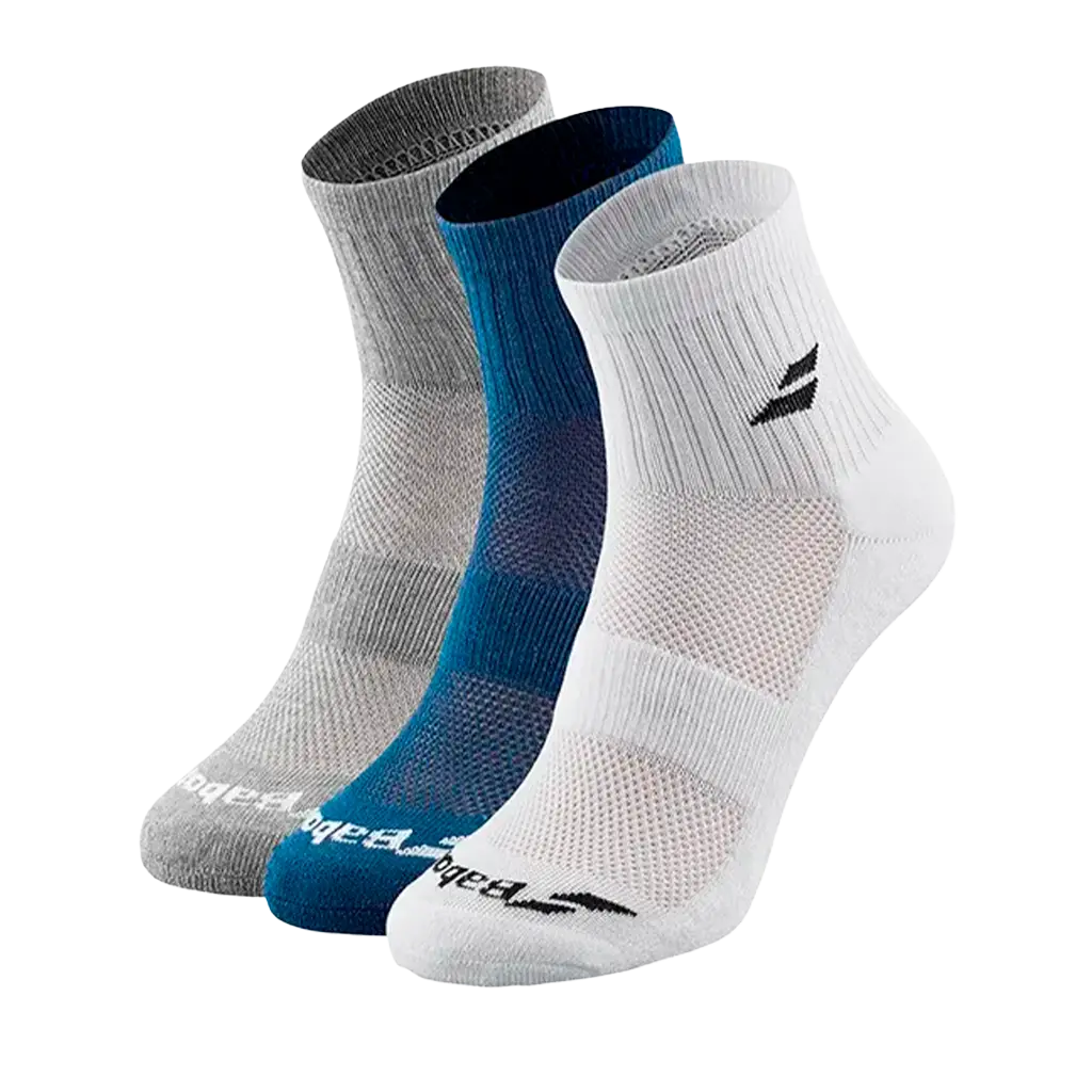 Babolat Calcetines Babolat Quarter Multicolor (Pack x3)