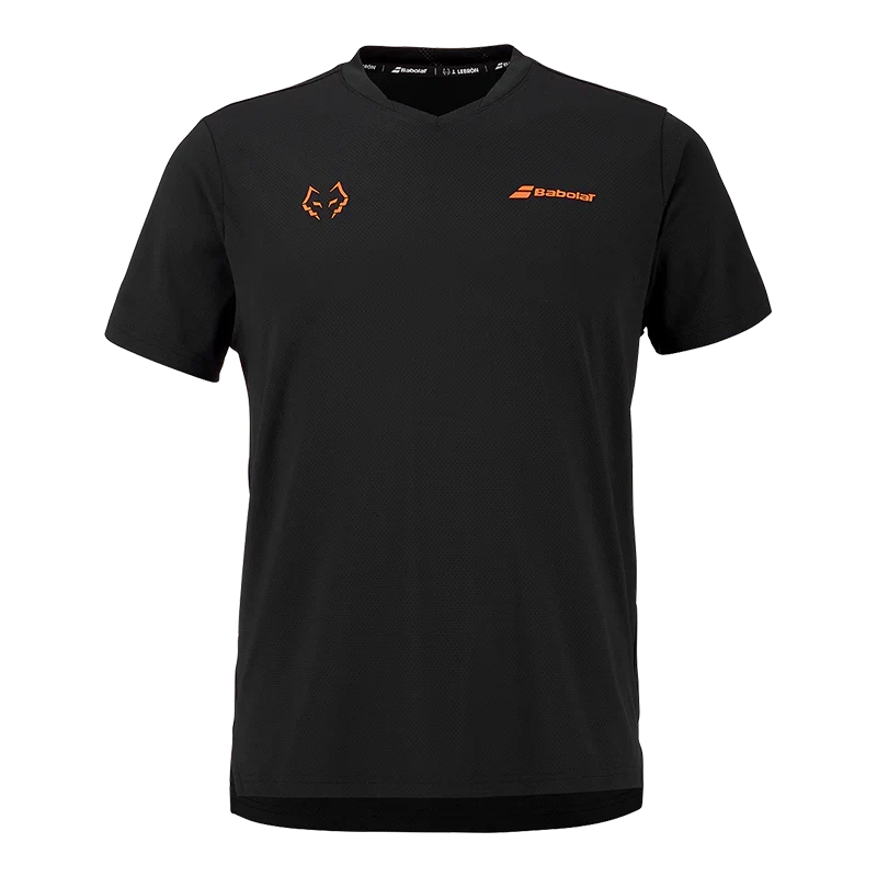 Babolat Camiseta Babolat Crew Neck Tee Black/Black 2026 J. Lebrón