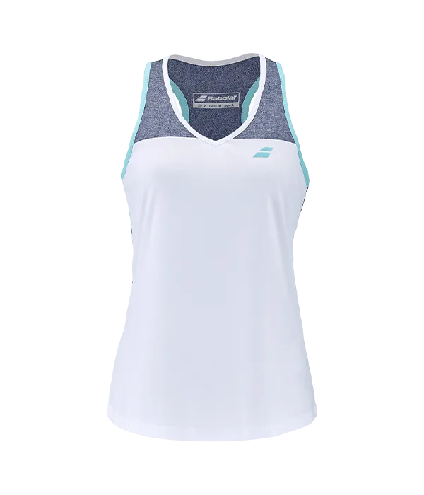 Babolat Camiseta Babolat Play Tank Top Mujer Blanco/Gris