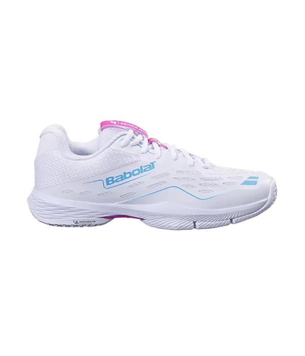 Babolat Zapatillas Babolat Sensa Rise Mujer White/Rhodamine Red