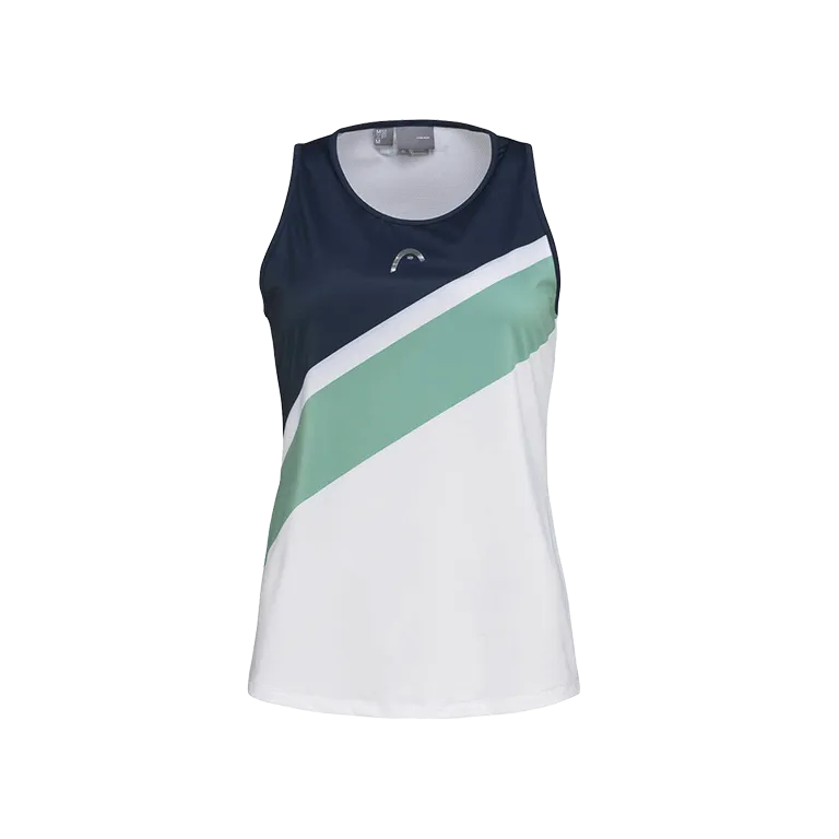 Head Camiseta Head Perf Verde Mujer