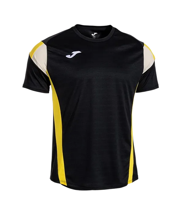 Joma Camiseta Joma Montreal Negro/Amarillo/Blanco
