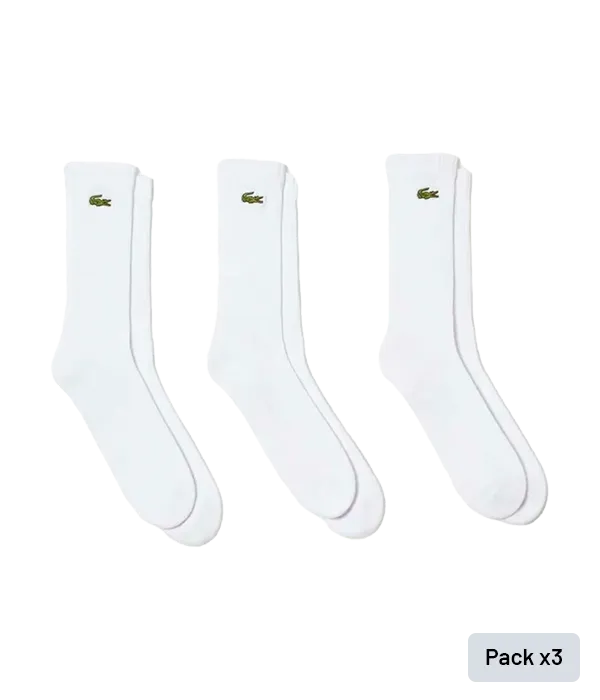 Lacoste Calcetines Lacoste Sport (X3) Blanco