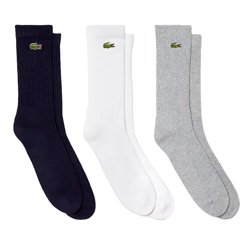 Lacoste Calcetines Lacoste Sport Blanco/Gris/Azul (Pack x3)