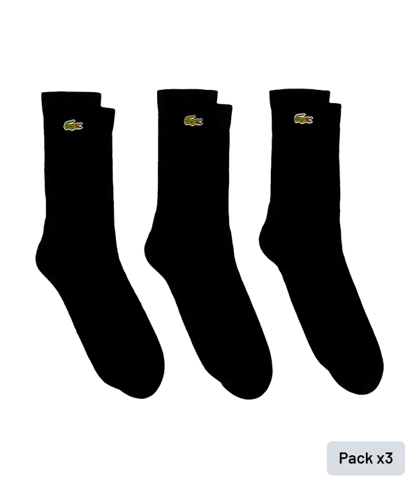 Lacoste Calcetines Lacoste Sport (x3) Negro