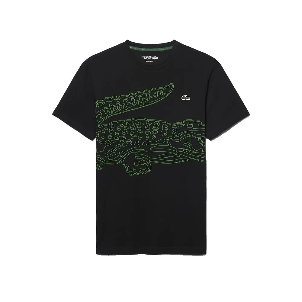 Lacoste Футболка Lacoste Ultra Dry Print Black