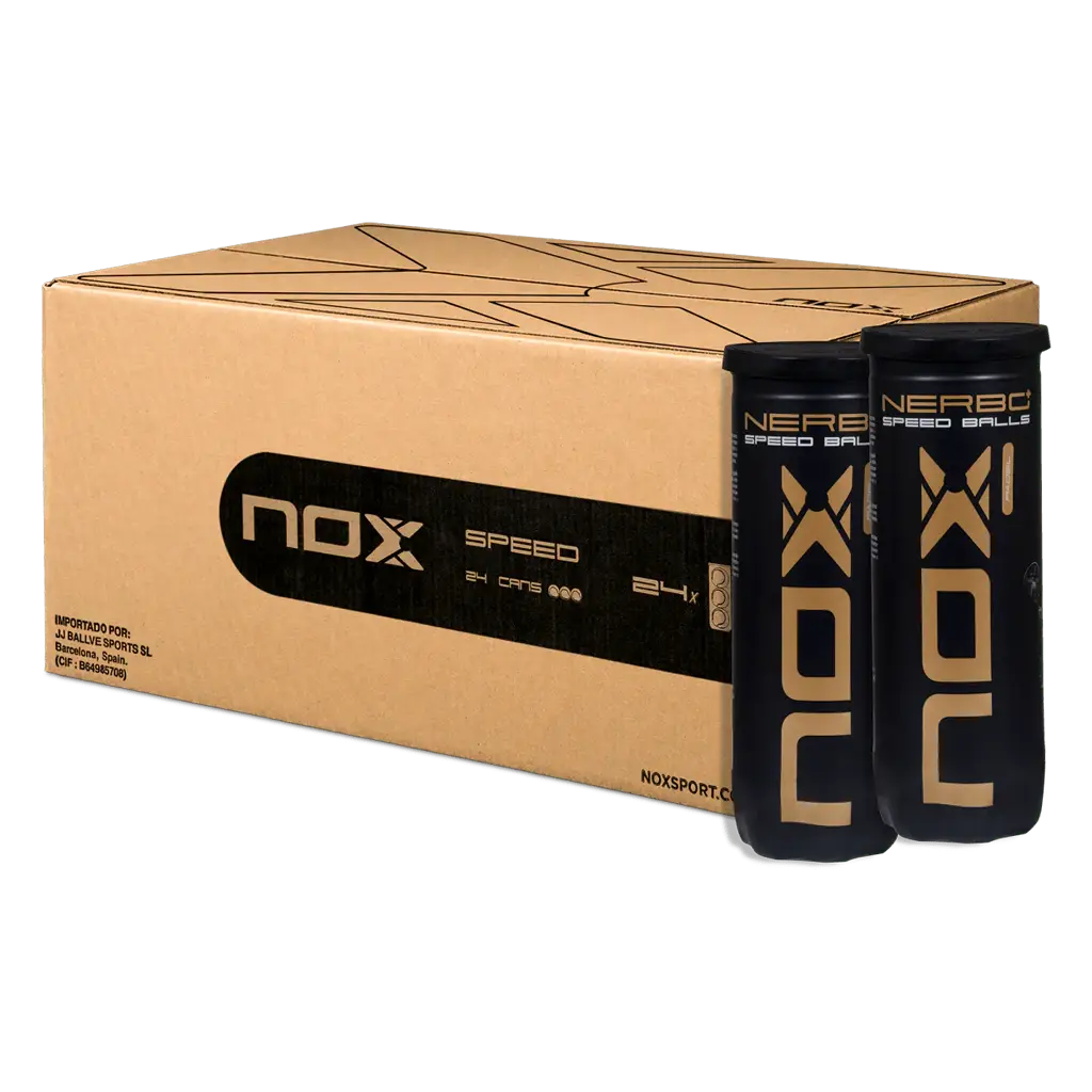 Nox Cajón Pelotas NOX NERBO+ Speed (Pack x24)