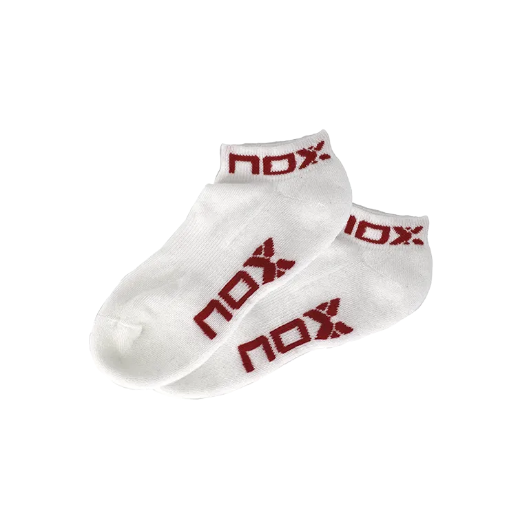 Nox Calcetines Nox Pinkies Blanco/Rojo Mujer