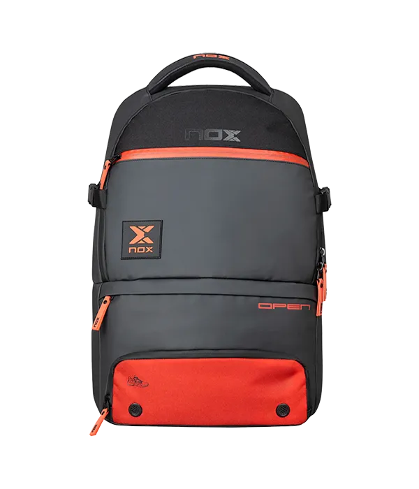 Nox Mochila Nox Luxury Open Series Negro/Rojo