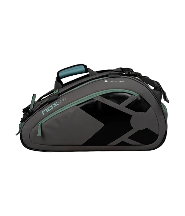 NOX AT10 Team Grey/Green padel racket bag