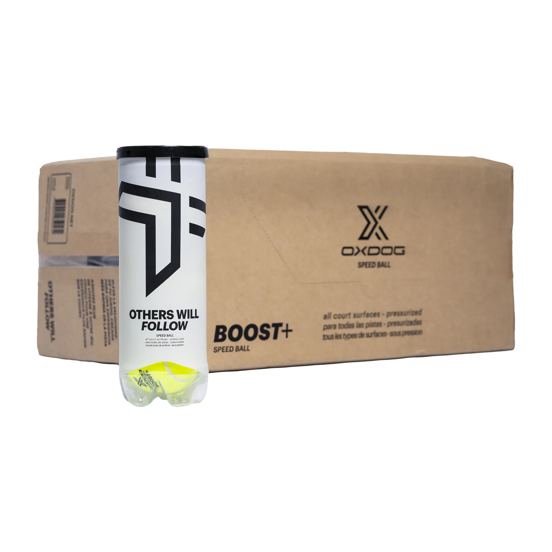 Oxdog Cajón Pelotas Oxdog BOOST+ (Pack x24)