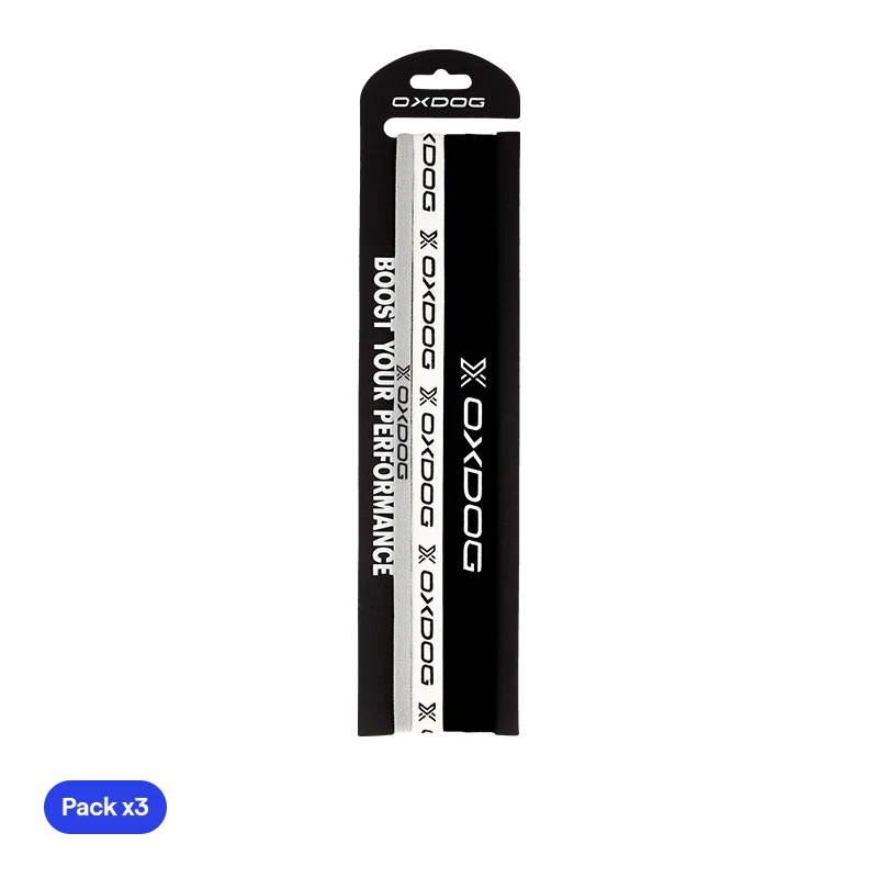 Oxdog Cintas de Pelo Oxdog Negro/Blanco (Pack x3)