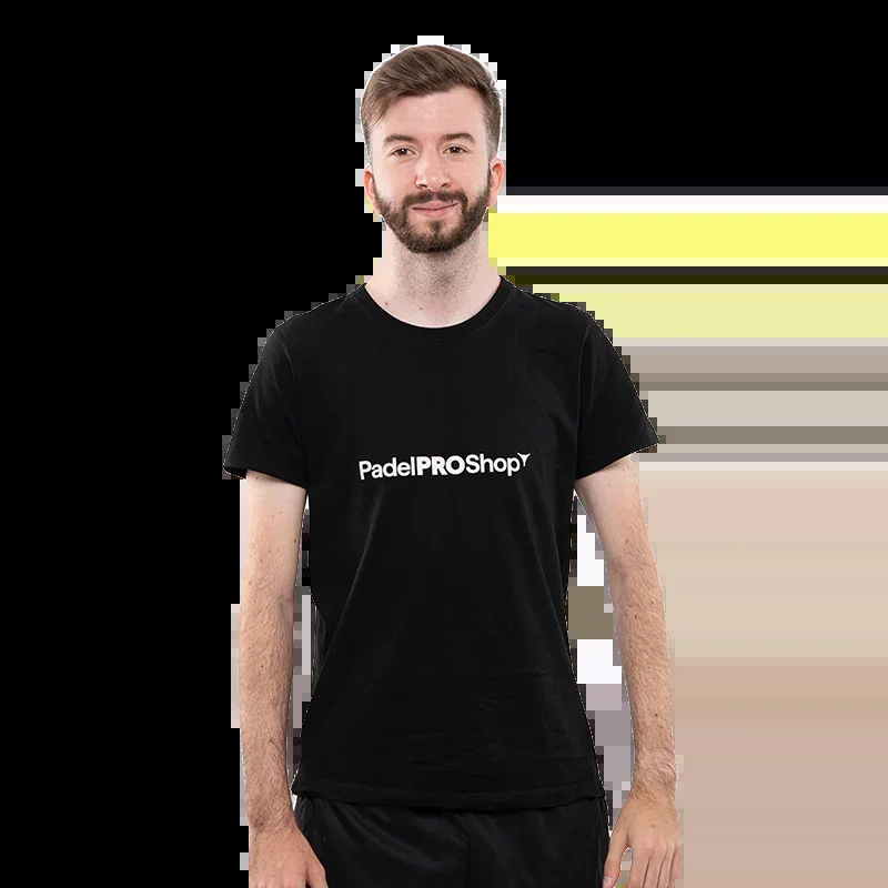 PadelPROShop Black Cotton T-Shirt