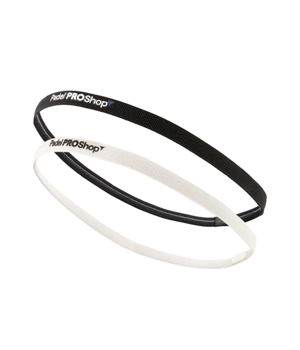 PadelPROShop Cintas de pelo PadelPROShop Negra/Blanca