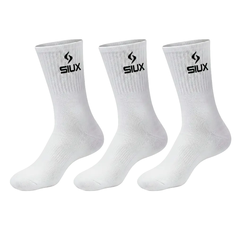 Siux Calcetines Siux Largos Básicos 26 Blanco (Pack x3)