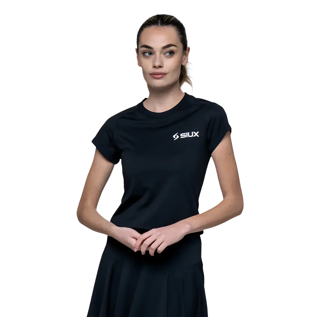 Siux Camiseta Siux Match Mujer Negro