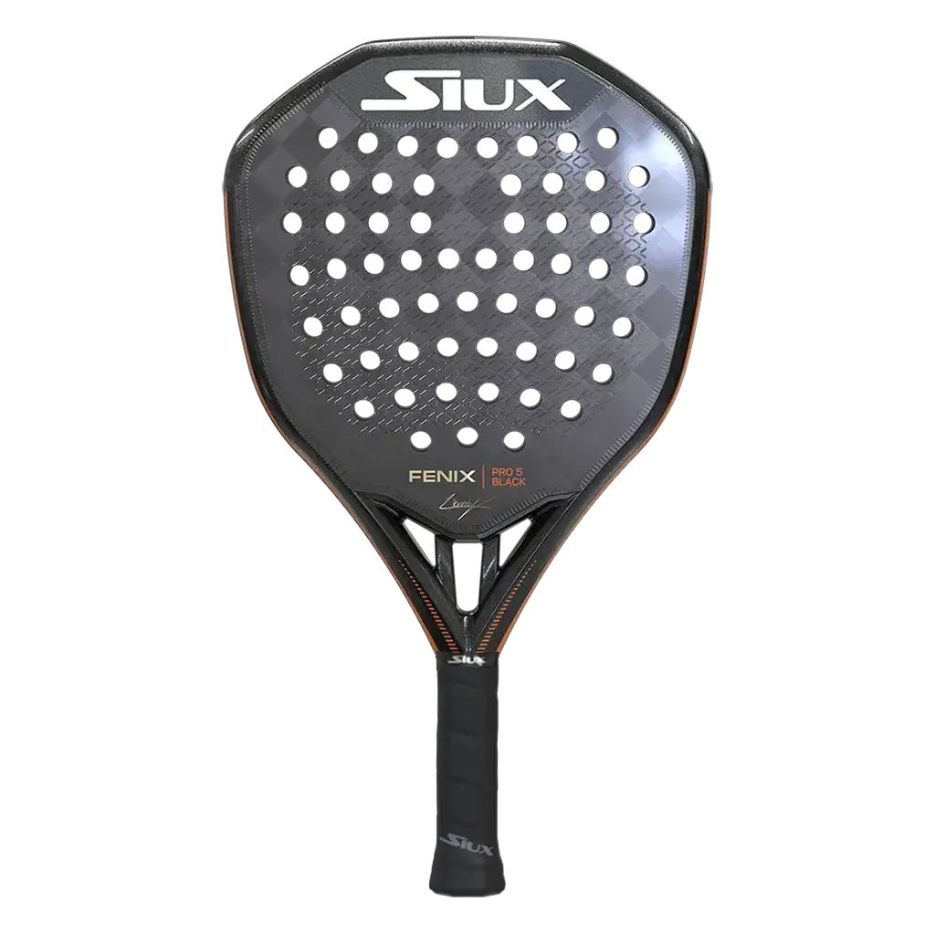 Siux Fenix Pro 5 Black 2025 Leo Augsburger racket