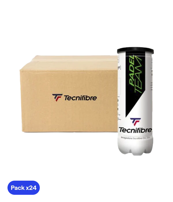 Tecnifibre Cajón Pelotas Tecnifibre Padel Team (Pack x24)