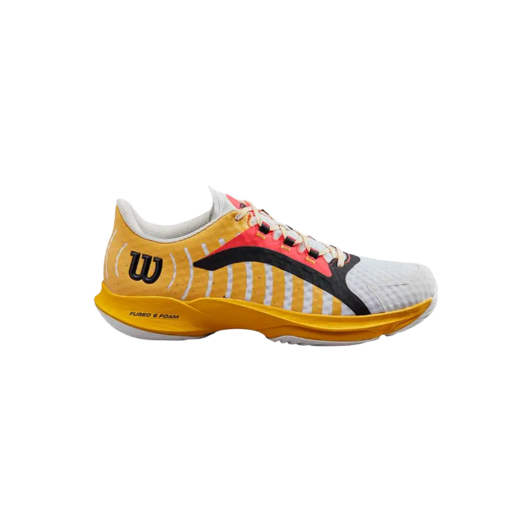 Wilson Hurakn Pro White/OldGold/Fiery Shoes